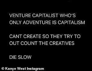 Discomfort: West described the executive as
