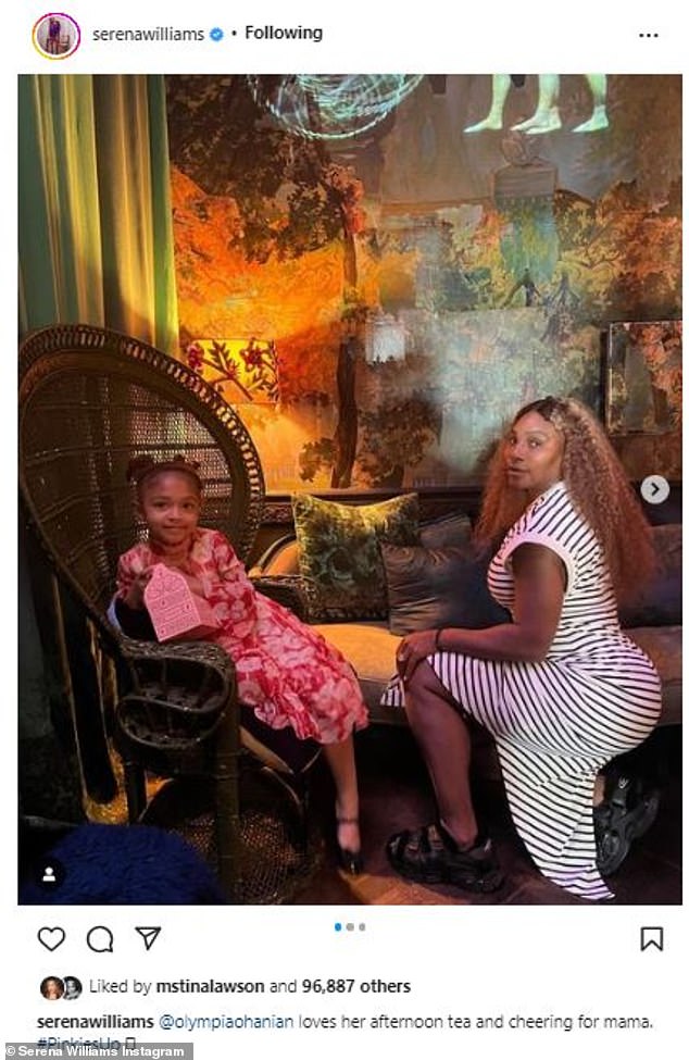 Proud Mama: Tennis legend admits Olympia 'loves healing for Mama'