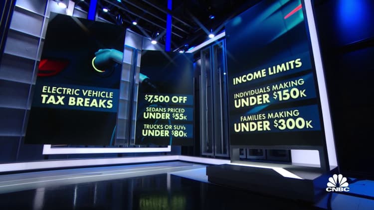 New incentives for electric vehicles in the inflation reduction law
