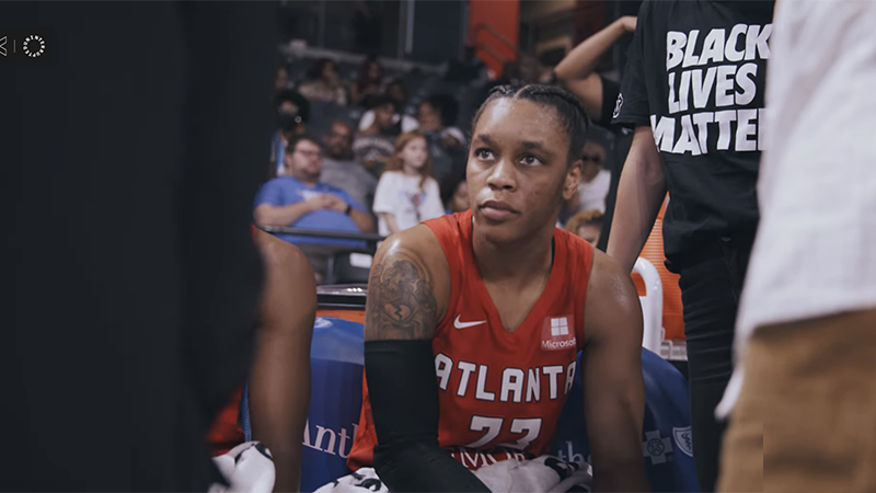 My birthday is on the Atlanta Dream seat during a layover